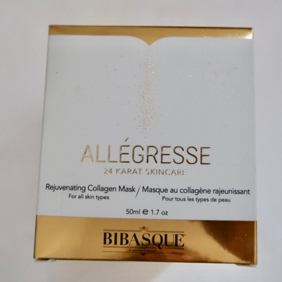 ALLEGRESSE 24k Skincare Rejuvenating Collagen Mask